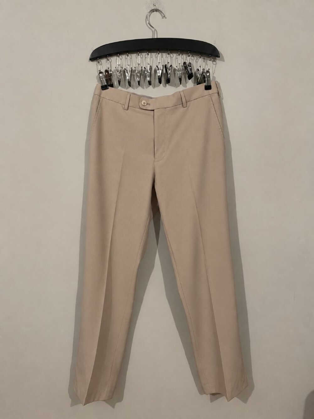 Peter Millar Men’s Beige 4-Way Stretch Wicking Golf Pants 32x32